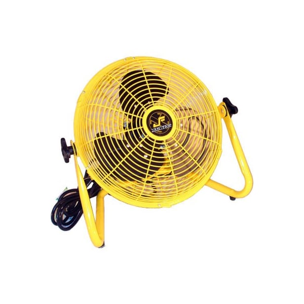 Hunter Fan Co. Jan Fan Jan Fan 12in Industrial Workstation Fan, 3 Speed, Yellow JF-12F - main